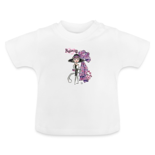 Pantherilly Tiffany - Maglietta ecologica con scollo rotondo per neonato