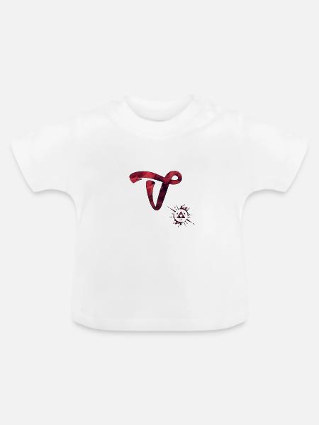 Vendetta Triforce - Baby Bio-T-Shirt mit Rundhals - Weiß