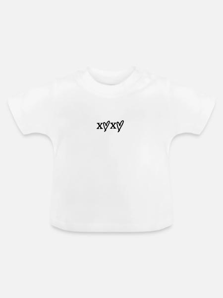 Geschenkidee XOXO - Baby Bio-T-Shirt mit Rundhals - Weiß