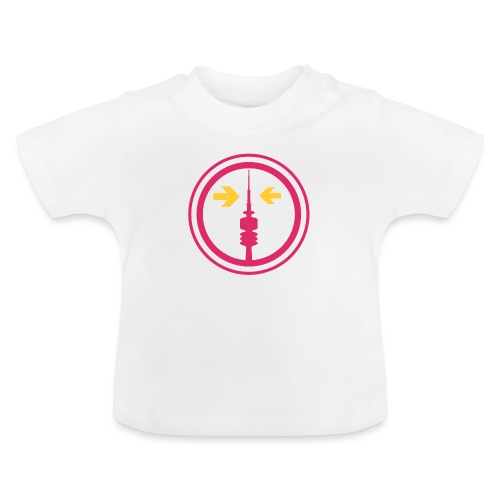 Freifunk München Logo ohne Text - Baby Bio-T-Shirt mit Rundhals
