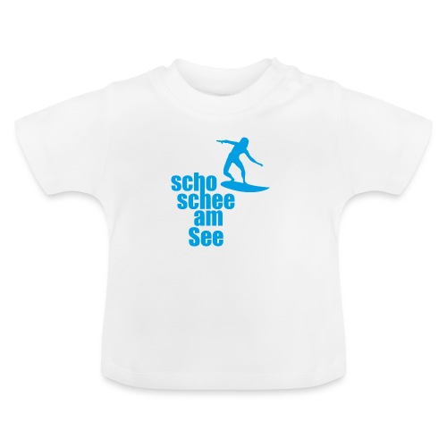 scho schee am See Surfer 04 - Baby Bio-T-Shirt mit Rundhals