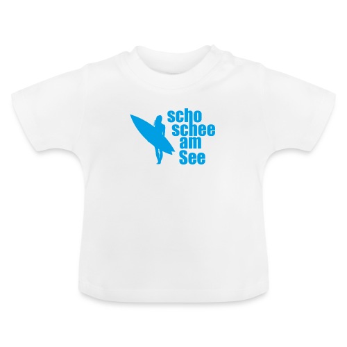 scho schee am See Surferin 03 - Baby Bio-T-Shirt mit Rundhals