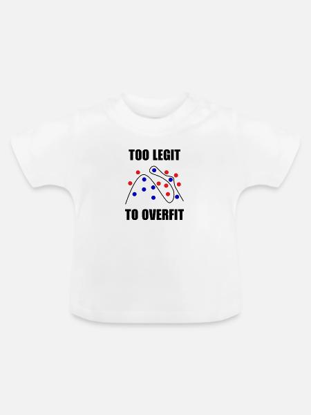 Legit Informatik Datenwissenschaft Geschenk - Baby Bio-T-Shirt mit Rundhals - Weiß