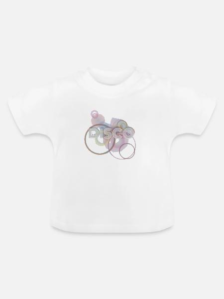 Datenträger - Baby Bio-T-Shirt mit Rundhals - Weiß