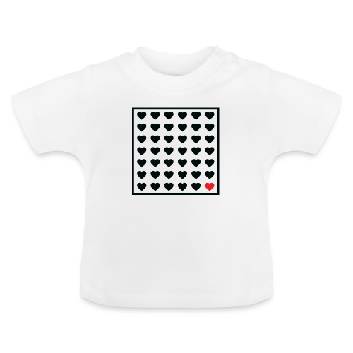 Heart Square - T-shirt bio col rond Bébé