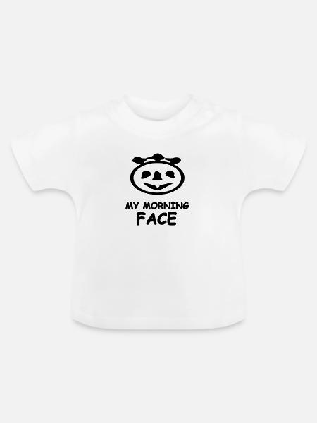Sommer - Baby Bio-T-Shirt mit Rundhals - Weiß