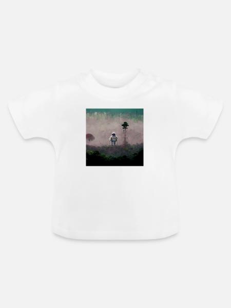 Lonely Voyager 042 - Baby Bio-T-Shirt mit Rundhals - Weiß