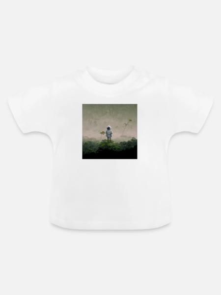 Lonely Voyager 063 - Baby Bio-T-Shirt mit Rundhals - Weiß
