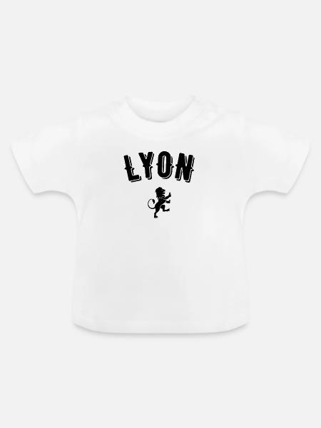 Lyon - Baby Bio-T-Shirt mit Rundhals - Weiß