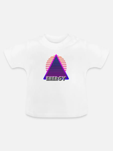 Energie - Baby Bio-T-Shirt mit Rundhals - Weiß