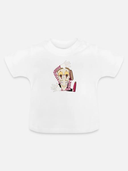 BILD GEMACHT - Baby Bio-T-Shirt mit Rundhals - Weiß