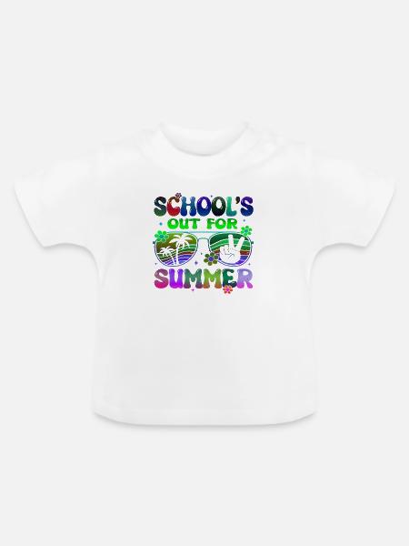Abschlussfeier 2024 Abiturfeier - Baby Bio-T-Shirt mit Rundhals - Weiß