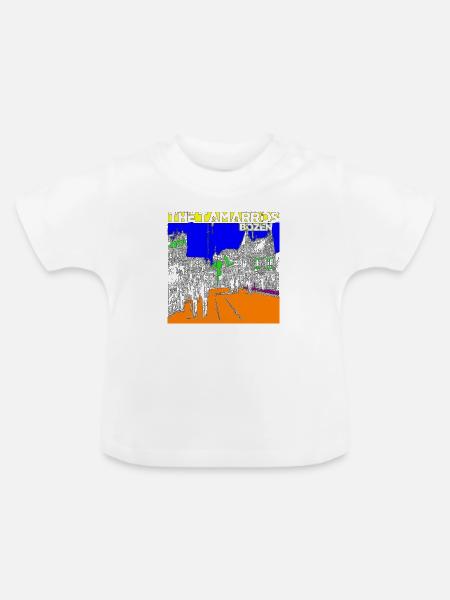 Bozen - Baby Bio-T-Shirt mit Rundhals - Weiß