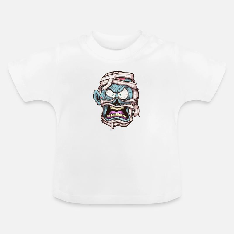 Visage de maman - T-shirt bio col rond Bébé - blanc