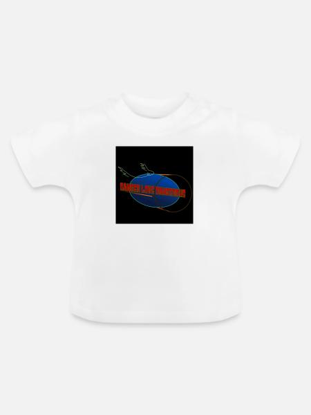 Danger lover - Baby Bio-T-Shirt mit Rundhals - Weiß