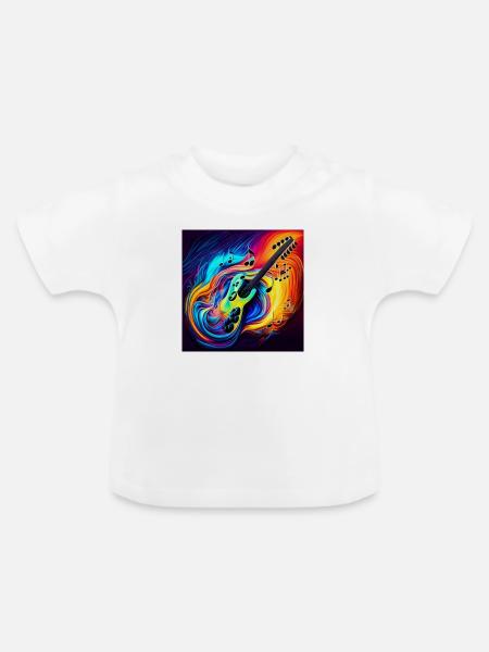 Schaukelnd - Baby Bio-T-Shirt mit Rundhals - Weiß