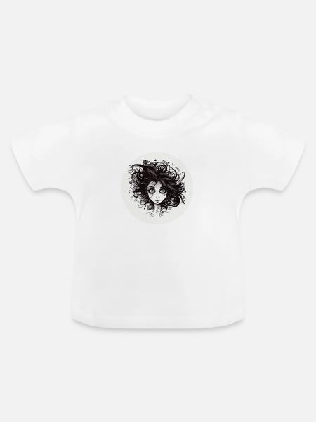 Frau - Baby Bio-T-Shirt mit Rundhals - Weiß
