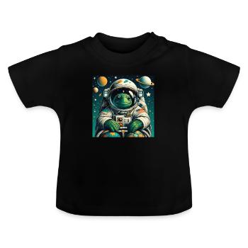 My Design - T-shirt bio col rond Bébé - noir - Devant