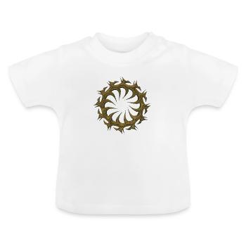 Hobby Art artisanat artisanat fait à la main outil de créativité - T-shirt bio col rond Bébé - blanc - Devant