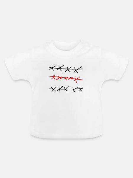Freestyle - Baby Bio-T-Shirt mit Rundhals - Weiß