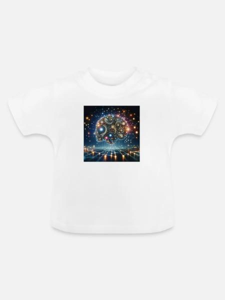 group1 1 - Baby Bio-T-Shirt mit Rundhals - Weiß