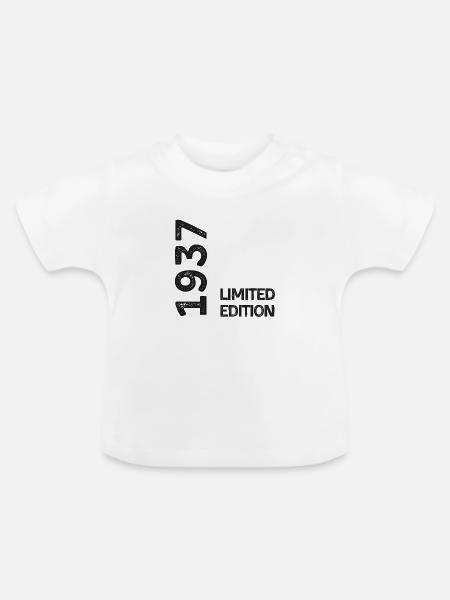 1937 Limitierte Auflage - Baby Bio-T-Shirt mit Rundhals - Weiß