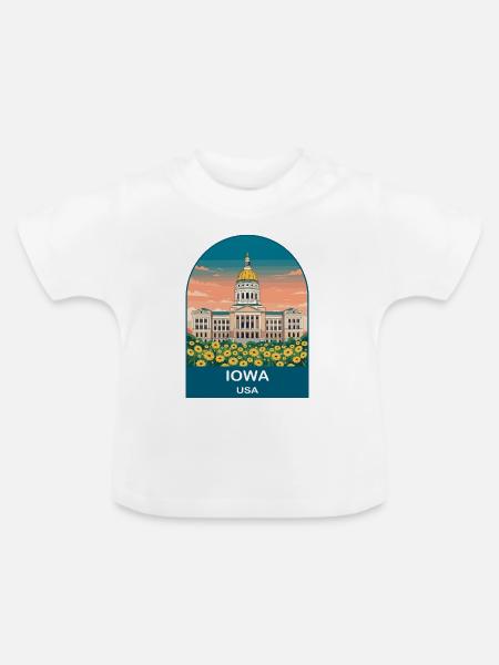 CTY02014 - Baby Bio-T-Shirt mit Rundhals - Weiß