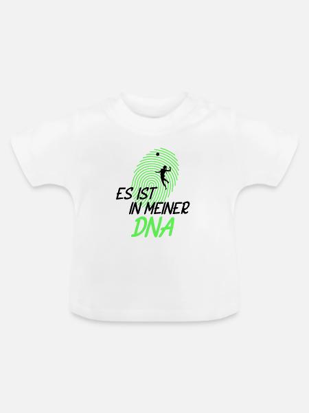 Faustball Faustballer Faustballspieler - Baby Bio-T-Shirt mit Rundhals - Weiß