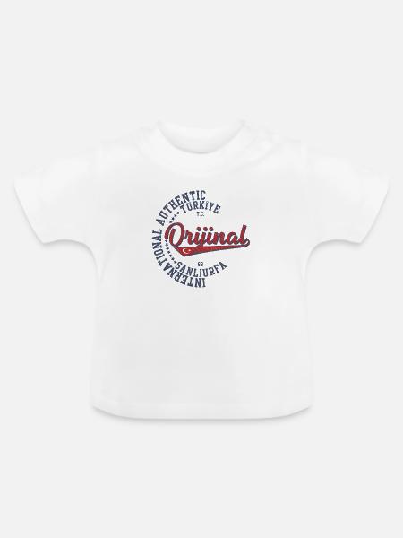 Şanlıurfa - Baby Bio-T-Shirt mit Rundhals - Weiß