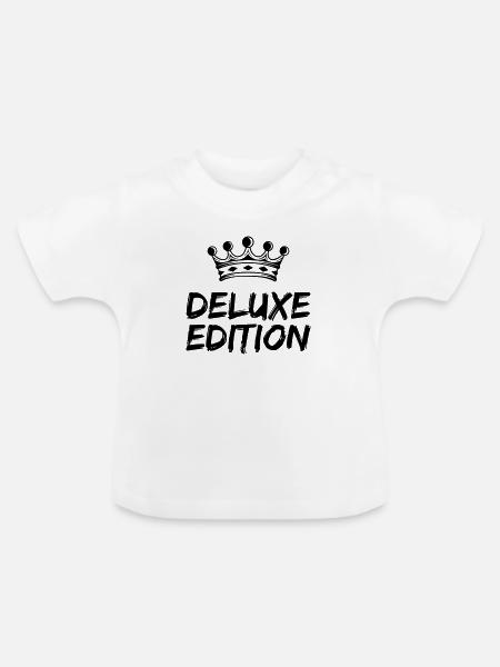 Deluxe Edition - Baby Bio-T-Shirt mit Rundhals - Weiß