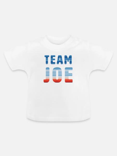 Team Joe | Warming Stripes - Baby Bio-T-Shirt mit Rundhals - Weiß