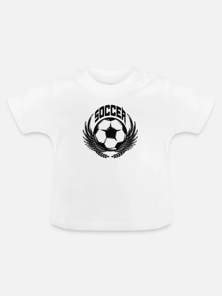 Ballsport - Baby Bio-T-Shirt mit Rundhals - Weiß