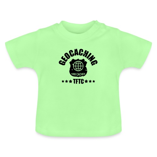 geocaching - 1000 caches - TFTC / 1 color - Baby Bio-T-Shirt mit Rundhals