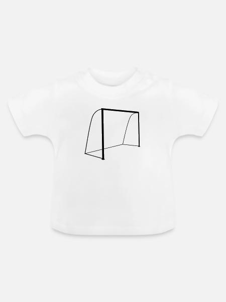 Ziel - Baby Bio-T-Shirt mit Rundhals - Weiß