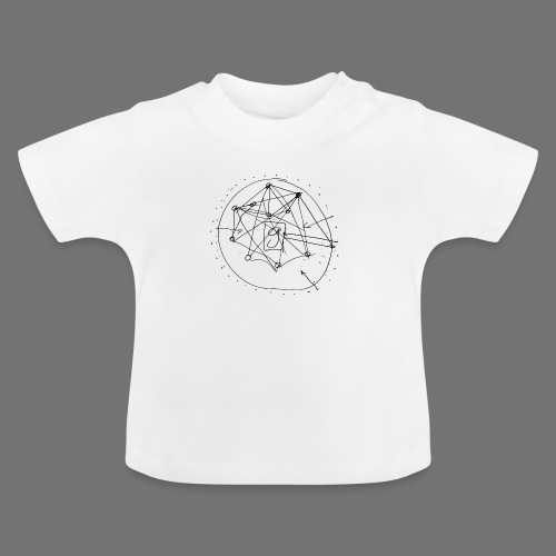 SEO strategi No.1 (svart) - Ekologisk T-shirt med rund hals baby
