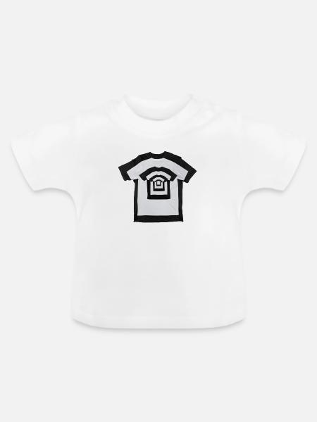 Hypnose Shirt - Baby Bio-T-Shirt mit Rundhals - Weiß