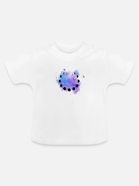 Astronaut - Baby Bio-T-Shirt mit Rundhals - Weiß