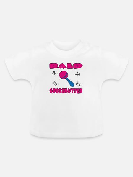 KAHLE GROSSMUTTER - Baby Bio-T-Shirt mit Rundhals - Weiß