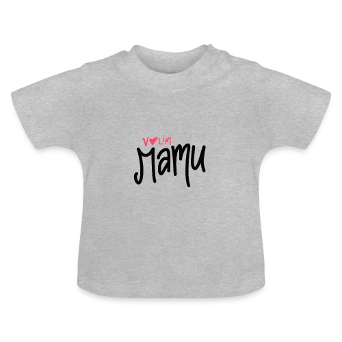 Volim Mamu - Ekologisk T-shirt med rund hals baby