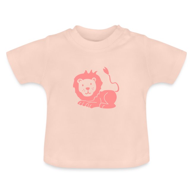 Baby T-Shirt mit Löwe (verschiedene Farben)