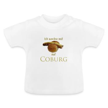 Bratwurst - Baby Bio-T-Shirt mit Rundhals - Weiß - Vorne