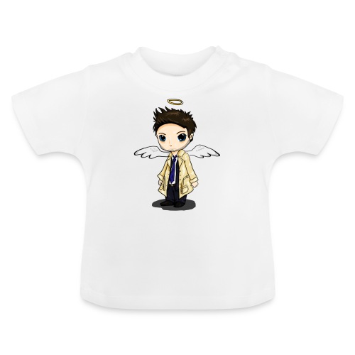 Team Castiel (dark) - Baby Organic T-Shirt with Round Neck