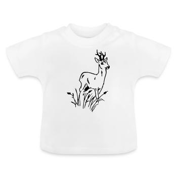 ikra - Baby Bio-T-Shirt mit Rundhals - Weiß - Vorne
