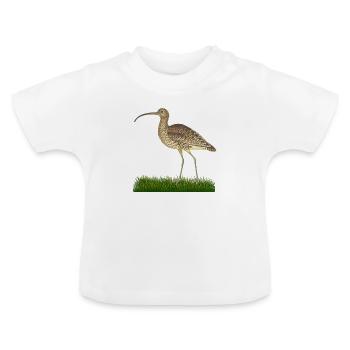 Vogel - Baby Bio-T-Shirt mit Rundhals - Weiß - Vorne