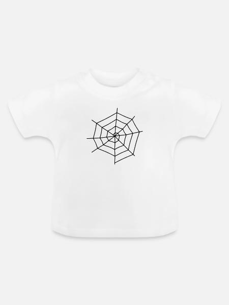 Spider__V001 - Baby Bio-T-Shirt mit Rundhals - Weiß