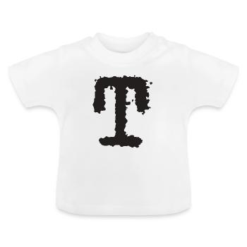 T - Baby Bio-T-Shirt mit Rundhals - Weiß - Vorne