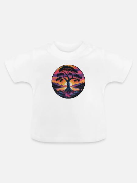 Soul Tree - Baby Bio-T-Shirt mit Rundhals - Weiß