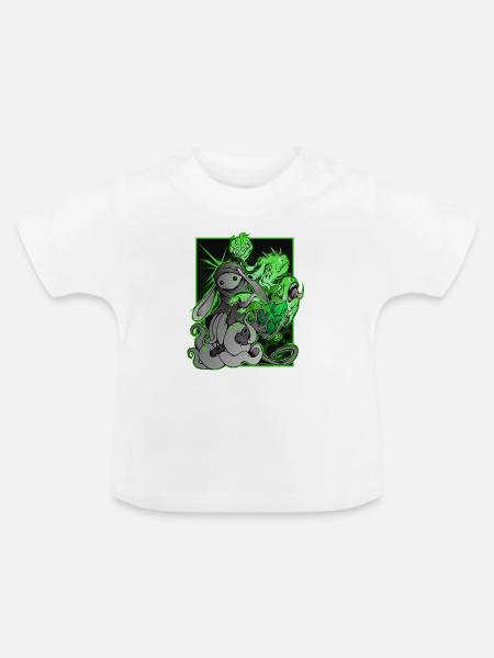 magic - Baby Bio-T-Shirt mit Rundhals - Weiß