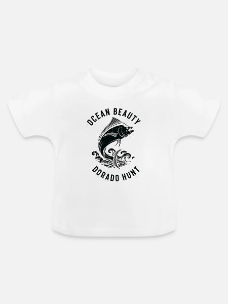 Seefischer-Dorado - Baby Bio-T-Shirt mit Rundhals - Weiß