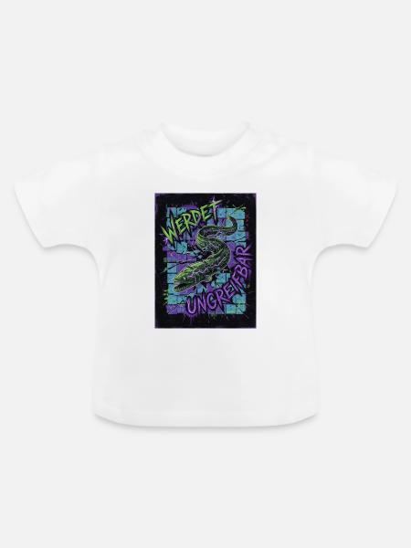Metaphysik des Aals - Werdet ungreifbar - Baby Bio-T-Shirt mit Rundhals - Weiß